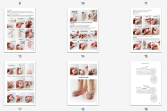 DIY Crochet booties for Waldorf dolls. 3 sizes. PDF pattern Product Image 4