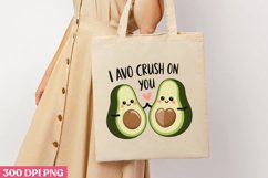 Avo Crush on You PNG, Avocado in Tra Product Image 3