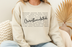 Overstimulated words SVG Product Image 1