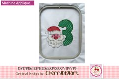 Christmas santa Numbers machine embroidery bundle 1510B Product Image 4