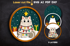 Christmas Signs Bundle SVG laser cut files for Glowforge Product Image 3