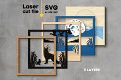 German Shepherd Dog SVG Laser cut file for Glowforge Product Image 3
