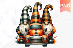 Halloween Gnome Sublimation - Clipart PNG Design Product Image 1