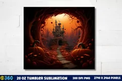 Halloween Tumbler Sublimation Wraps, Tumbler Halloween Product Image 3