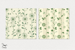 Floral digital paper, background clipart Product Image 3