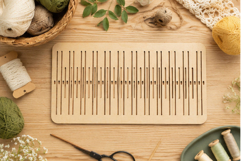 Double slotted rigid heddle with 21 slot for band weaving me Product Image 3