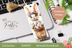 Easter Bunny Bookmark Design, Printable Bookmark Easter Product Image 1