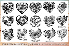 Inspirational SVG Bundle, Motivational Quotes, Flowers SVG Product Image 3