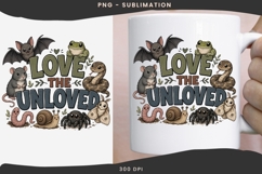 Unloved animals png design for T-shirts Product Image 3