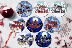 Christmas Sublimation | 8 Car coaster &amp; key chain designs Product Image 3