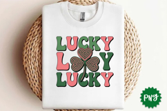 St Patrick's Day Lucky Shamrock PNG Sublimation design Product Image 4