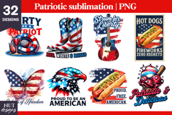 Patriotic quote, 4th of July sublimation Cowboy Eagle Proud Product Image 3
