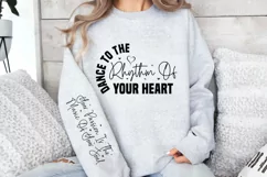 Dance to the rhythm of your heart Sleeve SVG Product Image 3