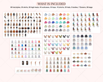 Travel Girl Clipart Portrait Creator Product Image 3