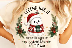 Trending Christmas PNG, Christmas PNG, Christmas Ghost PNG Product Image 2