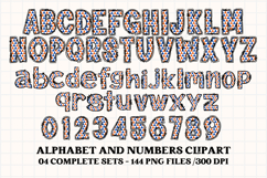 Basketball sport alphabet clipart, basketball letters doodle Product Image 3