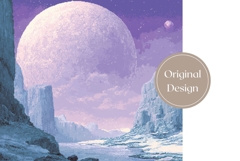 Cosmic Tumbler Wrap Design, Space Tumbler Sublimation Product Image 3