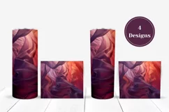 Liquid Waves Tumbler Template, Shimmer Tumbler Sublimation Product Image 3