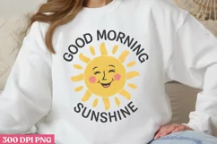 Good morning sunshine PNG, Retro Positive Sublimation PNG Product Image 3