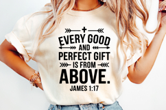 Every Good and Perfect is from above SVG | Bible Verse Product Image 2