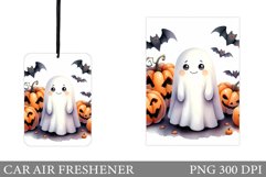 Cute Ghost Car Air Freshener. Halloween Car Air Freshener Product Image 1