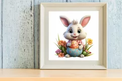 Adorable Animal Bunny Clipart, Watercolor Clipart Product Image 3