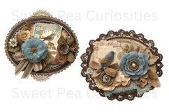 Flowers, Clusters, Ephemera, PNG, Junk Journal, clipart Product Image 3