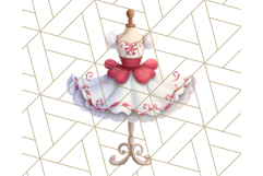 Nutcracker Ballet Clipart, Holiday Ballerina PNG Art Product Image 3