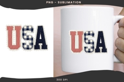 USA patchwork png design for T-shirts Product Image 3