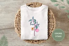 Hand Drawn Peach Illustration, Cartoon Peach PNG Product Image 3