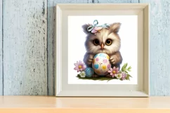 Adorable Animal Bunny Clipart, Watercolor Clipart Product Image 3