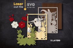 Goat Frame SVG laser cut file for Glowforge Product Image 3