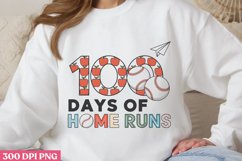 100 Days of Home Runs PNG Product Image 3