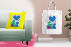 Abstract Heart and Shapes Embroidery Design Product Image 3