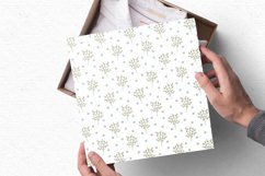 Blue cute greenery digital papers Product Image 4