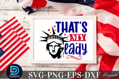That&#039;s my lady SVG, 4th of July SVG Product Image 3