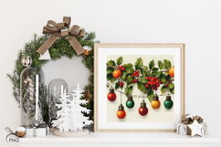 Christmas digital paper, background clipart Product Image 3