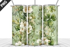 3D St Patrick&#039;s Day Tumbler Wrap| Sublimation Design Product Image 4