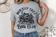 Gothic Book Club SVG PNG Skull Reader Dark Academia Product Image 3