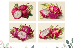 Fruits Cutting Board, Dragon Fruit Cutting Board, Fruits PNG Product Image 3