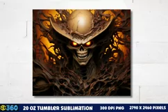 Halloween Tumbler Sublimation Wraps, Tumbler Halloween Product Image 3