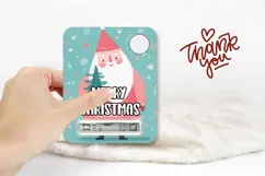 Santa Claus Money Card, Christmas Santa Gift Card Designs Product Image 3