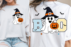 BOO Spooky Vibes Kids Halloween PNG, Spooky Ghost PNG, BOO Product Image 7