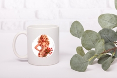 Pin Up Girl Illustration, Cartoon Girl Sublimation Product Image 3