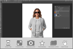 Bomber Jacket And Jeans Mockup Product Image 2