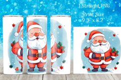 Santa ClausTumbler Design Sublimation. 20 oz, PNG. Product Image 4