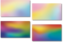 Abstract Rainbow Foil Textures Vector Product Image 3