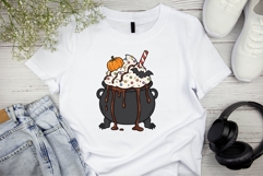 Kawaii Halloween Treats &amp; Drinks Clipart Product Image 3