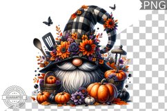 Halloween Kitchen Gnome Sublimation - Clipart PNG Design Product Image 1