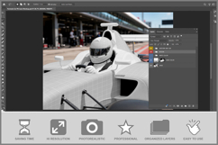 Formula Car Pit Lane Product Image 2